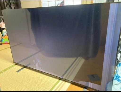 2022年式　東芝　REGZA 65インチ　液晶テレビ　画面ひび割れ　ジャンク 2022年式 東芝 REGZA 65インチ 液晶テレビ 画面ひび割れ