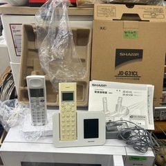 SHARP インテリアホン コードレス電話機 未使用に近い子機付き