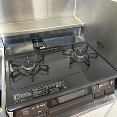 都市ガス ガスコンロ2口の画像