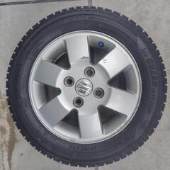 中古・屋外保管 スタッドレス155/65/13  エブリィワゴンの画像