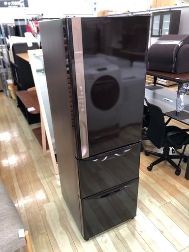HITACHI 315L 冷凍冷蔵庫:2017年製【リサイクルフカツ岡崎倉庫店】250705KT-1