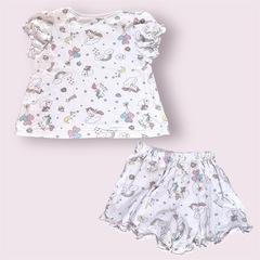 子供用半袖パジャマ❤ミニーちゃんとユニコーン　2点セット　100cm　上下セットの画像