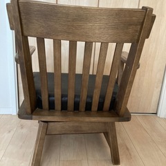 肘掛け回転チェア　回転式イス①の画像