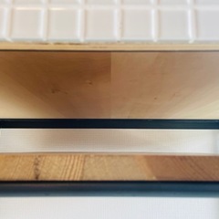 （美品）タイル加工 アイアンテーブル【国産オーダー家具 RUSTIC IRON】の画像