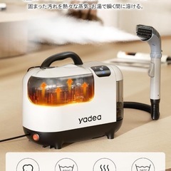 新品未使用　100℃蒸気噴射 2in1スチーム掃除機 カーペットクリーナー の画像