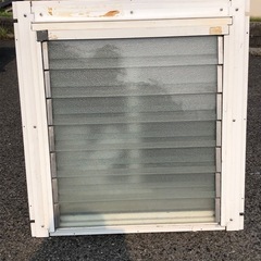 浴室ルーバー窓　内窓付きの画像