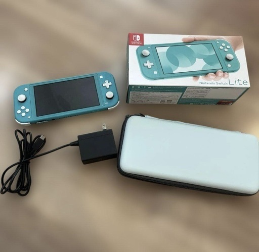 Nintendo Switch Lite ターコイズ 充電器・ケース付き