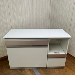 高品質家具!! 綾野製作所 キッチンカウンター キッチンボード レンジボード ソフトクローズ 配置変更可!! の画像
