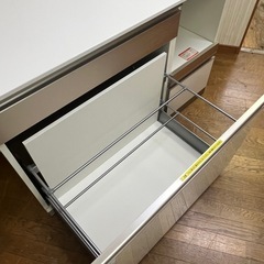 高品質家具!! 綾野製作所 キッチンカウンター キッチンボード レンジボード ソフトクローズ 配置変更可!! の画像