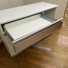 高品質家具!! 綾野製作所 キッチンカウンター キッチンボード レンジボード ソフトクローズ 配置変更可!! の画像