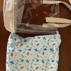【未使用】夏の福袋限定 巾着付きクリアバッグの画像