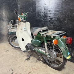 ★支払総額6.0万円★定休日なし！いつでも現車確認可能です！ ホンダ スーパーカブ ミドリ AA01 人気のスーパーカブ！ 4ストインジェクション！ サイスタ付き！ フロントカゴ付き！ ちょっとした足に♪の画像