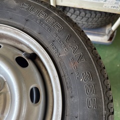 【決まりました】145/12 サンバー純正 鉄っちんホイールの画像