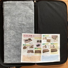 ピアノ　アシストスツール足台バッグ付きの画像
