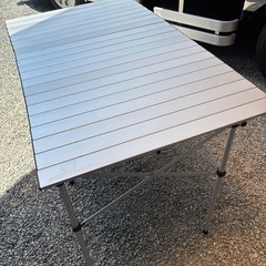 サウスフィールド ダブルアルミロールテーブル 119×70×70cmの画像