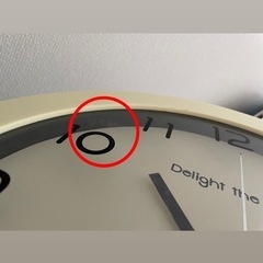 シンプル　壁掛け時計の画像