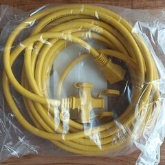 【未使用・新品】電源延長コード 10m KOZUMUWAN ソフトタイプ（PSE認定・3ツ口）の画像