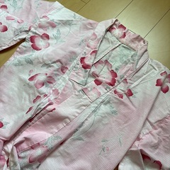浴衣　UNIQLO 153-166センチ　ピンクの画像