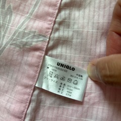 浴衣　UNIQLO 153-166センチ　ピンクの画像
