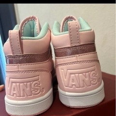 VANS スニーカー　ピンク　22cm ハイカット　美品の画像