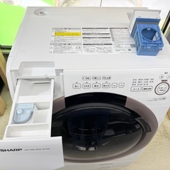 ✨美品✨7㎏/3.5㎏】ドラム式洗濯機 SHARP 2022年製