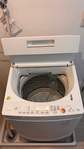 2021年製 TOSHIBA 7.5kg 洗濯機 AW-TS75D9
