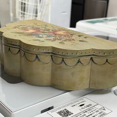 リサイクルショップどりーむ天保山店　No2678　小物入れ　楕円形　蓋つき　レトロ　アンティーク　ヴィンテージの画像