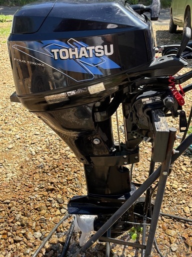 トーハツ船外機　15馬力L足セル付き