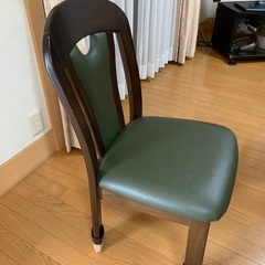 洋風机、椅子セットの画像