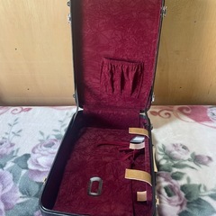 楽器ケース 中古品 三味線？ ハードケース 黒の画像