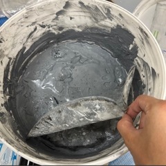 壁材/接着剤/DIY/ブロック用接着剤/漆喰うま〜くヌレールスモーキーブルー/塗料青色 の画像