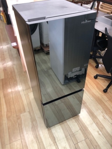 Hisense 162L 冷凍冷蔵庫:2024年製【リサイクルフカツ岡崎倉庫店】250705KT-7