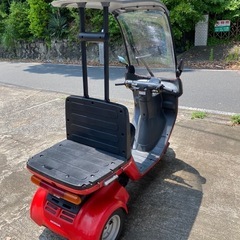 ジャイロキャノピー⭐️4スト⭐️FI車⭐️すぐ乗れます❣️赤の画像