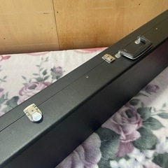 中古品 楽器ケース 三味線？ 黒 ハードケース の画像