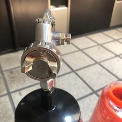 未使用塗装用ガンとエアーほーホースセットの画像