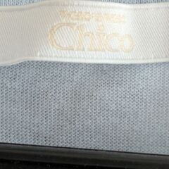 Chico 水色 ストライプ 袖 半袖トップスの画像