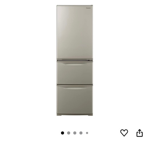 値下げ冷蔵庫PANASONIC 365L  2021年配送可能