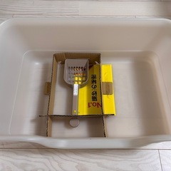 猫トイレ 獣医師開発 ライオン ニオイをとる砂専用 猫トイレ 1個 の画像