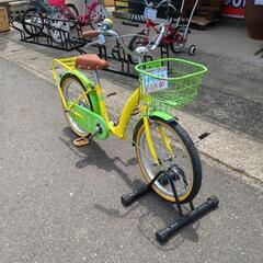子供用自転車 Paris 18インチ  イエロー＆イエローグリー...