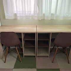 学習机　椅子　二つセットの画像