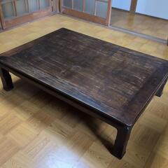 高さ29cmの 洋室•和室のどちらにも使える木製机！の画像