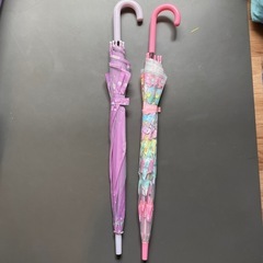 傘二本セットすみっこぐらしとパープル傘