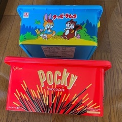 グリコポッキー　クッピー
ラムネ　コンテナボックス　アミューズメント商品 の画像