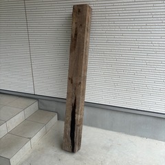 無垢枕木 防腐防虫処理をしていない枕木の画像
