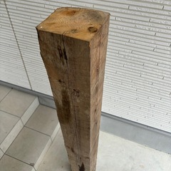 無垢枕木 防腐防虫処理をしていない枕木の画像