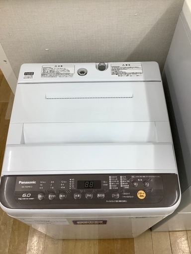【トレファク　ラパーク岸和田店】全自動洗濯機　Panasonic 6.0kg 2018年製