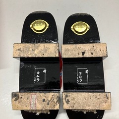 I 2507-148 コムラ 和装 下駄 キズ 汚れありの画像