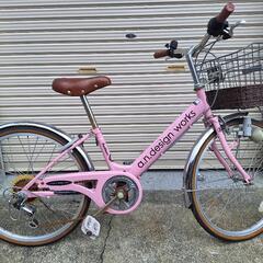 子供用自転車 22インチ 女の子の中古が安い！激安で譲ります