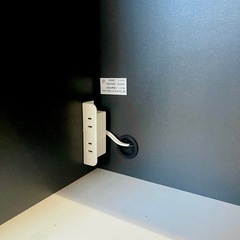 値下げ 食器棚 大川家具 キッチンボード 幅117cm 日本製の画像