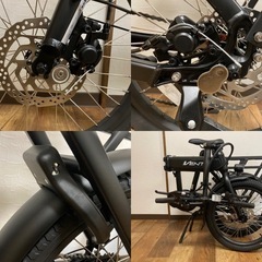 未使用品 ESR VENTI ヴェンティ 20inc E-BIKE 折畳み ミニベロ  リアキャリア付きの画像